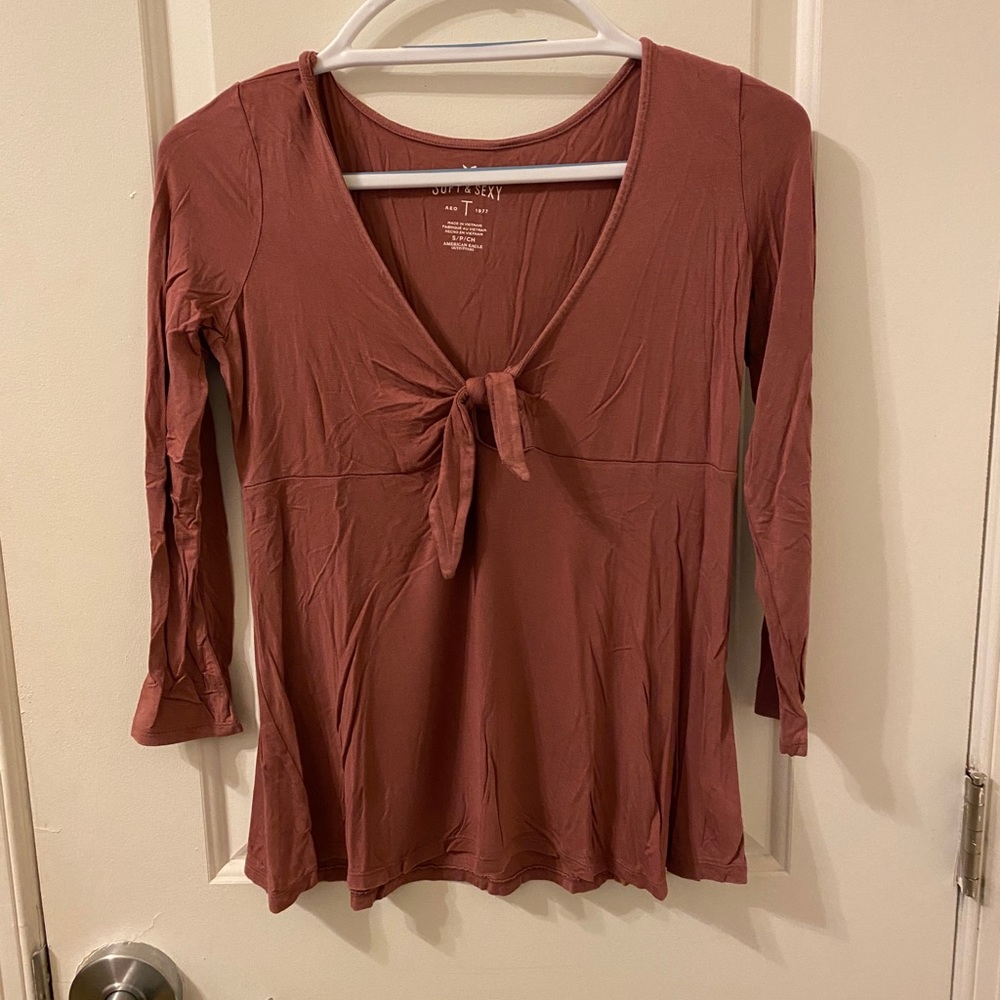 Self tie top